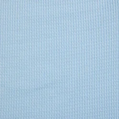 Best OUKU Men's Golf Shirt Waffle Knit Polo Shirt Casual Holiday Lapel Short Sleeve Fashion Old Money Style Plain Button Summer Spring Regular Fit White Light Blue Golf Shirt