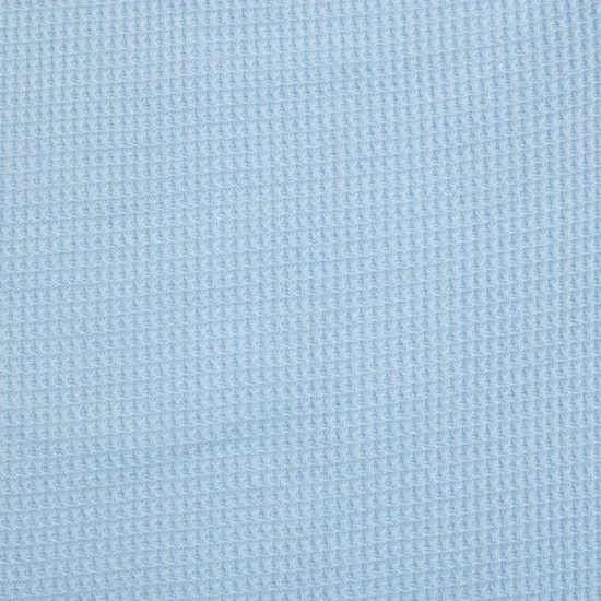 Best OUKU Men's Golf Shirt Waffle Knit Polo Shirt Casual Holiday Lapel Short Sleeve Fashion Old Money Style Plain Button Summer Spring Regular Fit White Light Blue Golf Shirt