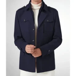 Best OUKU Men's Gothic Winter Jacket Peacoat Vacation Daily Fall & Winter Polyester Thermal Warm Wearable Outerwear Clothing Apparel Fashion Classic Plain Pocket Lapel Single Breasted