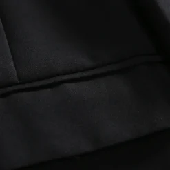 Discount OUKU Men's Graduation Blazer Business Cocktail Party Wedding Party Fashion Casual Spring & Fall Polyester Color Block Pocket Buttons Comfortable Single Breasted Blazer Black