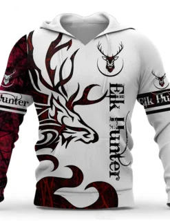 New OUKU Men's Graphic Animal Dragon Hoodie Hoodies Sweatshirt Streetwear Designer Long Sleeve Hooded Sports & Outdoor Daily Wine Red Pink Print Spring & Fall Designer