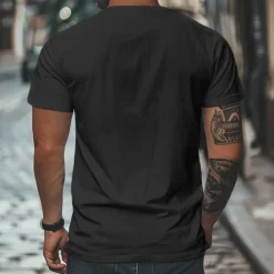 Clearance OUKU Men's Graphic Cool Skulls Motorcycle T Shirt Tee Top Short Sleeve T shirt 3D Print Crew Neck Shirt Designer Casual Street Style Sports Outdoor Holiday Going out Black Navy Blue Green Spring & Summer