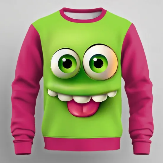 Clearance OUKU Men's Graphic 3D Sweatshirt Sweatshirt Long Sleeve Sweatshirt Crew Neck Fashion Cool Casual 3D Print Party Streetwear All Seasons