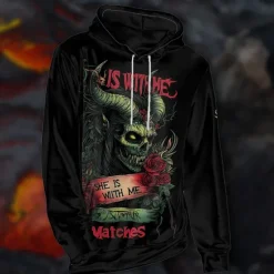 Clearance OUKU Men's Graphic Dark Hoodie Hoodies Sweatshirt Vacation Daily Long Sleeve Hooded Vacation Sports Outdoor Going out Printing Spring & Fall Designer Black