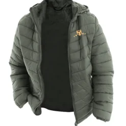 OUKU Men's Graphic Denim Coat Parka Casual Daily Holiday Going out Print Fall & Winter Hooded Long Sleeve Black Army Green Dark Blue