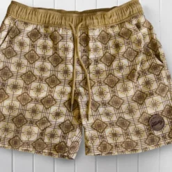 Clearance OUKU Men's Graphic Geometric Pattern Shorts Summer Shorts Beach Shorts Mid Waist Streetwear Hawaiian Designer Casual Daily Holiday Elastic Waist 3D Print Drawstring Designer Clothing Apparel