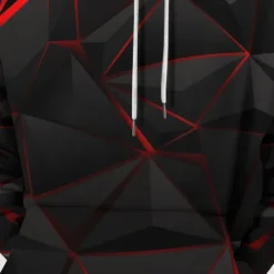 Hot OUKU Men's Graphic Hoodie Hoodies Sweatshirt Fashion Daily Long Sleeve Hooded Vacation Streetwear 3D Print Printing Fleece Winter Spring & Fall Designer Black