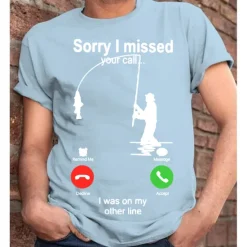 New OUKU Men's Graphic Letter I'm Sorry I Missed Your Call, I Was On My Other Line T Shirt Casual Style 100% Cotton Short Sleeve Graphic Shirt Wine Heather Gray Black Comfortable Tee Vacation Casual Fashion