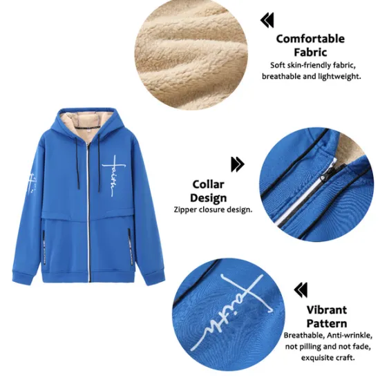 Online OUKU Men's Graphic Letter Long Sleeve Sweatshirts Hooded Basic Casual Sports & Outdoor Sports Winter Blue Brown Gray Clothing Apparel Designer Hot Stamping S M L XL XXL 3XL