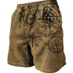 Sale OUKU Men's Graphic Letter Motorcycle Shorts Summer Shorts Beach Shorts Mid Waist Streetwear Hawaiian Designer Casual Daily Holiday Drawstring Elastic Waist 3D Print Designer Clothing Apparel