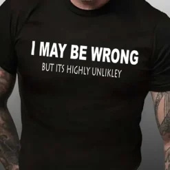 Best OUKU Men's Graphic Letter T Shirt Casual Style 100% Cotton Short Sleeve Graphic Shirt Black Red Burgundy Comfortable Tee Vacation Casual Fashion Designer Clothing
