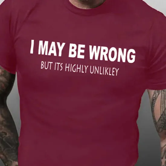Best OUKU Men's Graphic Letter T Shirt Casual Style 100% Cotton Short Sleeve Graphic Shirt Black Red Burgundy Comfortable Tee Vacation Casual Fashion Designer Clothing