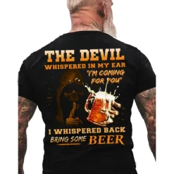 Outlet OUKU Men's Graphic Letter T Shirt Slogan T Shirts Short Sleeve T shirt 3D Print Crew Neck Shirt Fashion Basic Classic Street Casual Daily Summer Clothing Apparel S M L XL 2XL 3XL 4XL Black