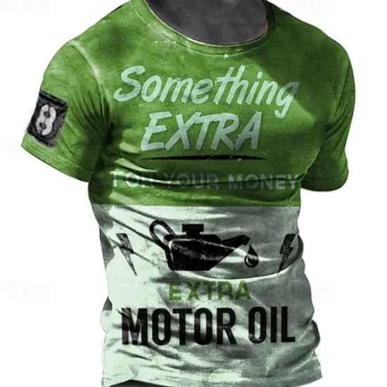 Sale OUKU Men's Graphic Letter T Shirt Distressed T Shirt Short Sleeve T shirt 3D Print Crew Neck Shirt Fashion Basic Classic Street Casual Daily Yellow Red Blue Summer Clothing Apparel S M L XL 2XL 3XL 4XL