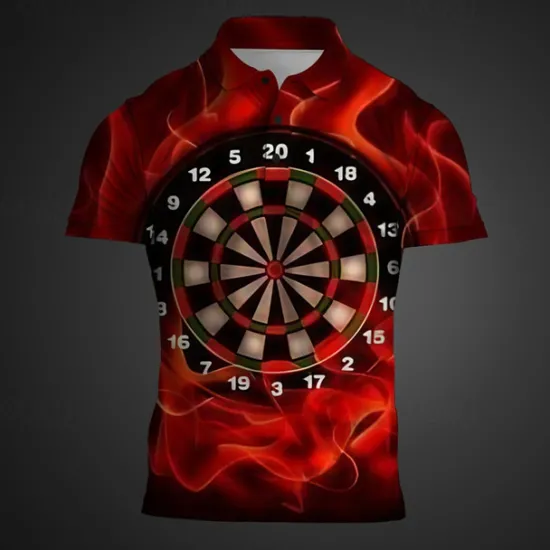 Clearance OUKU Men's Graphic Polo Shirts Golf Shirt Short Sleeve Polo Shirts Collared Shirts Casual Vacation Wear Rave Wear Party Outfits Buttons 3D Print Summer Yellow Red Navy Blue