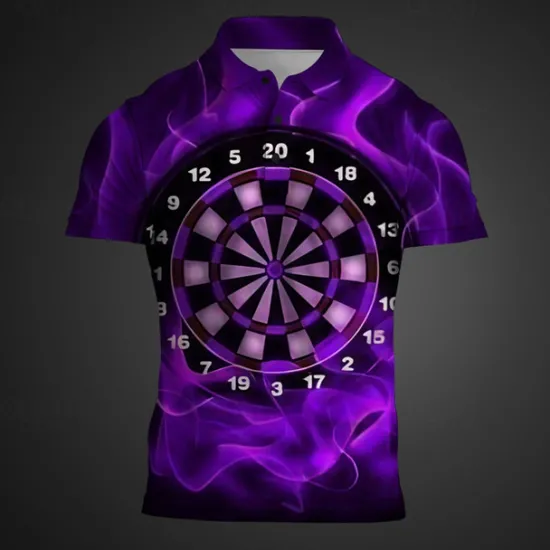 Clearance OUKU Men's Graphic Polo Shirts Golf Shirt Short Sleeve Polo Shirts Collared Shirts Casual Vacation Wear Rave Wear Party Outfits Buttons 3D Print Summer Yellow Red Navy Blue