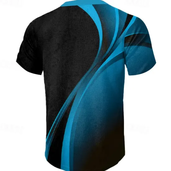 Hot OUKU Men's Graphic Prints Geometry Waffle Polo Shirts Polo Shirts Short Sleeve Polo Shirts Turndown Casual Going out Print Summer Spring Yellow Blue Purple