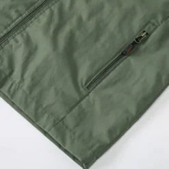 Hot OUKU Men's Graphic Prints Mountain Jacket Raincoat Shell Jacket Waterproof Lightweight Casual Sports Outdoor Camping & Hiking Embroidered Side Pockets Zip Front Fall Winter Hooded Long Sleeve Black Green