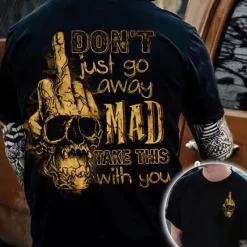 Discount OUKU Men's Graphic Skull Hand T Shirt Tee Distressed T Shirt Short Sleeve T shirt 3D Print Crew Neck Shirt Vintage Fashion Designer Outdoor Casual Daily 1 2 3 Spring & Summer Clothing Apparel S M L XL 2XL