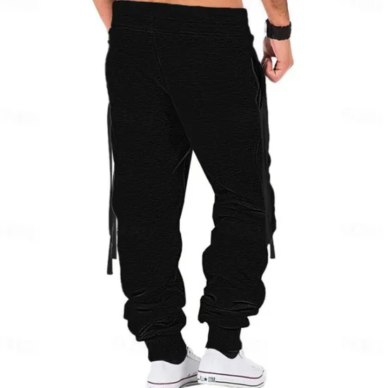 Sale OUKU Men's Graphic Skull Sweatpants Joggers Mid Waist Casual Outdoor 3D Print Fall & Winter Black