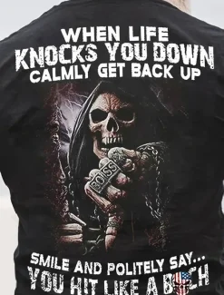 Outlet OUKU Men's Graphic Skull T Shirt Tee Short Sleeve T shirt 3D Print Crew Neck Shirt Vintage Fashion Designer Outdoor Casual Daily Black Blue Army Green Spring & Summer Clothing Apparel S M L XL 2XL 3XL