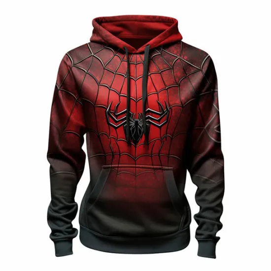 Sale OUKU Men's Graphic Spiders Spider web Hoodie Hoodies Sweatshirt Fashion Daily Long Sleeve Hooded Vacation Sports Outdoor Holiday #1 #2 Print Front Pocket Spring & Fall Designer