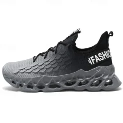 OUKU Men's Green Running Sneakers with Mesh Upper and Lightweight Design – Breathable, Comfortable Athletic Shoes for Sports, Workouts and Casual Wear