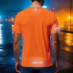 Hot OUKU Men's Gym Shirt Athletic Shirts Crew Neck Short Sleeves Casual Daily Gym Quick dry Breathable Solid Color Black White Activewear Polyester Sport Outdoor