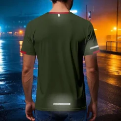 Hot OUKU Men's Gym Shirt Athletic Shirts Crew Neck Short Sleeves Casual Daily Gym Quick dry Breathable Solid Color Black White Activewear Polyester Sport Outdoor