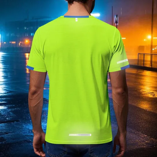 Hot OUKU Men's Gym Shirt Athletic Shirts Crew Neck Short Sleeves Casual Daily Gym Quick dry Breathable Solid Color Black White Activewear Polyester Sport Outdoor