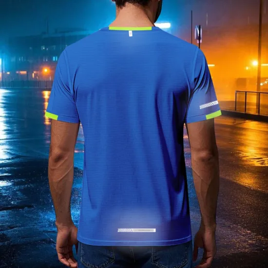 Hot OUKU Men's Gym Shirt Athletic Shirts Crew Neck Short Sleeves Casual Daily Gym Quick dry Breathable Solid Color Black White Activewear Polyester Sport Outdoor