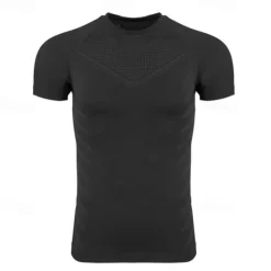 Best OUKU Men's Gym Shirt Sports T-Shirt Crew Neck Short Sleeve Sport Casual Daily Gym Quick dry Breathable Soft Color Block Black Yellow Activewear Fashion Basic