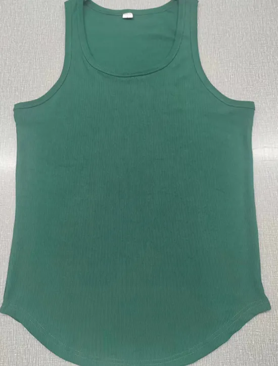 Online OUKU Men's GYM Tank Running Tank Workout Tank Men Tops Crew Neck Sleeveless Sports & Outdoor Vacation Going out Casual Daily Quick dry Moisture Wicking Breathable Soft Plain Black White Activewear Fashion