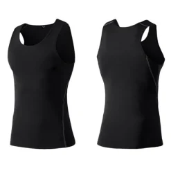 Online OUKU Men's Gym Tank Top Compression Tank Top Sleeveless Vest / Gilet Athletic Summer Breathable Quick Dry Moisture Wicking Soft Gym Workout Running Active Training Sportswear Activewear Solid Colored