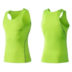 Online OUKU Men's Gym Tank Top Compression Tank Top Sleeveless Vest / Gilet Athletic Summer Breathable Quick Dry Moisture Wicking Soft Gym Workout Running Active Training Sportswear Activewear Solid Colored