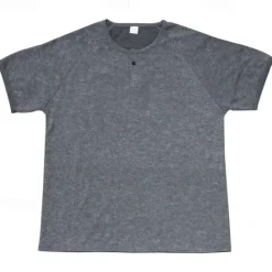 Best OUKU Men's Henley Shirt Tee Short Sleeve Solid Color Plain Distressed Buttons Washed Henley Outdoor Casual Daily Summer Spring & Fall Black Gray Navy Blue Henley T-Shirt