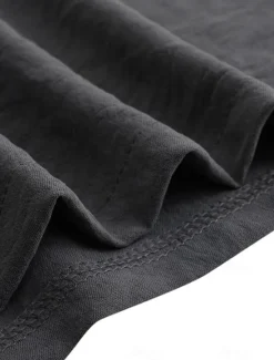 New OUKU Men's Henley Shirt Tee Top Plain V Neck Street Vacation Short Sleeves Clothing Apparel Fashion Designer Basic