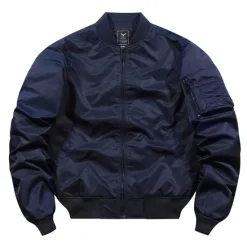 New OUKU Men's Hiking Jacket Bomber Jacket Military Tactical Jacket Outdoor Thermal Warm Windproof Breathable Lightweight Outerwear Windbreaker Top Hunting Fishing Climbing Black Army Green Blue