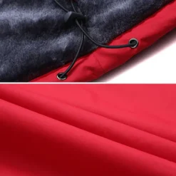 Outlet OUKU Men's Hiking Jacket Ski Jacket Hiking Windbreaker Fleece Winter Outdoor Windproof Breathable Hoodie Winter Jacket Top Single Slider Hunting Fishing Climbing Army Green Black Red Blue