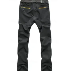 OUKU Men's Hiking Pants Trousers Work Pants Summer Outdoor Windproof Breathable Water Resistant Quick Dry Pants / Trousers Bottoms Black Dark Grey Hunting Fishing Climbing L XL 2XL 3XL 4XL / Zipper Pocket