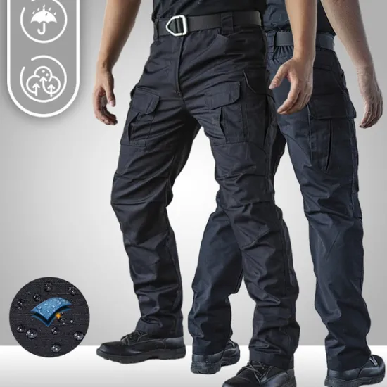 New OUKU Men's Hiking Pants Trousers Work Pants Tactical Cargo Pants Military Summer Spring Outdoor Ripstop Windproof Breathable Quick Dry Bottoms Elastic Waist Zipper Pocket Gray Green Black Climbing Camping
