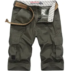 Outlet OUKU Men's Hiking Shorts Hiking Cargo Shorts Military Solid Color Summer Outdoor 12