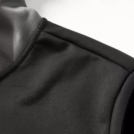 Sale OUKU Men's Hoodie Hooded Color Block Patchwork Pocket Faux Two-piece Sports & Outdoor Daily Holiday Streetwear Basic Casual Spring & Fall Clothing Apparel Hoodies Sweatshirts Black