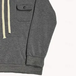 Best OUKU Men's Hoodie Fleece Hoodie Tactical Hoodie Black Army Green Khaki Light Grey Dark Gray Hooded Plain Pocket Casual Daily Streetwear Basic Casual Tactical Spring & Fall Cross-Seasons Clothing Apparel