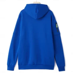 Sale OUKU Men's Hoodie Full Zip Hoodie Fleece Hoodie Black White Wine Navy Blue Royal Blue Hooded Plain Zipper Pocket Sports & Outdoor Daily Holiday Polyester Streetwear Cool Casual Spring & Fall Clothing