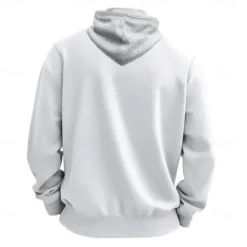Outlet OUKU Men's Hoodie Quarter Zip Hoodie Fleece Hoodie Tactical Hoodie Black White Wine Red Khaki Hooded Plain Patchwork Half Zip Work Sports & Outdoor Casual Streetwear Basic Casual Spring & Fall