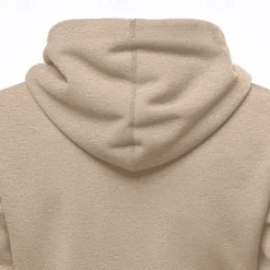 Clearance OUKU Men's Hoodie Sweatshirt Polar Fleece Black Army Green Khaki Dark Gray Light Blue Hooded Plain Drawstring Ribbed Front Pocket Sports & Outdoor Daily Holiday Polyester Streetwear Basic Casual Fall