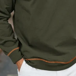 Online OUKU Men's Hoodie Tactical Black Army Green Navy Blue Gray Hooded Color Block Patchwork Sports & Outdoor Daily Holiday Streetwear Cool Casual Fall & Winter Clothing Apparel Hoodies Sweatshirts Long Sleeve