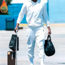 Best OUKU Men's Hoodie Tracksuit Sweatsuit Black White Red Royal Blue Orange Hooded Plain Drawstring 2 Piece Front Pocket Sports & Outdoor Daily Holiday Streetwear Basic Casual Fall & Winter Clothing Apparel