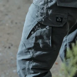 Hot OUKU Men's Hunting Pants Tactical Pants Waterproof Ripstop Windproof Multi-Pockets Spring Summer Winter Cotton Bottoms for Hunting Hiking Camping Green Black khaki S M L XL XXL / Combat